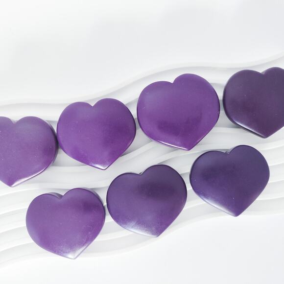 Phosphosiderite Heart Crystal Carving - Picture 2 of 10